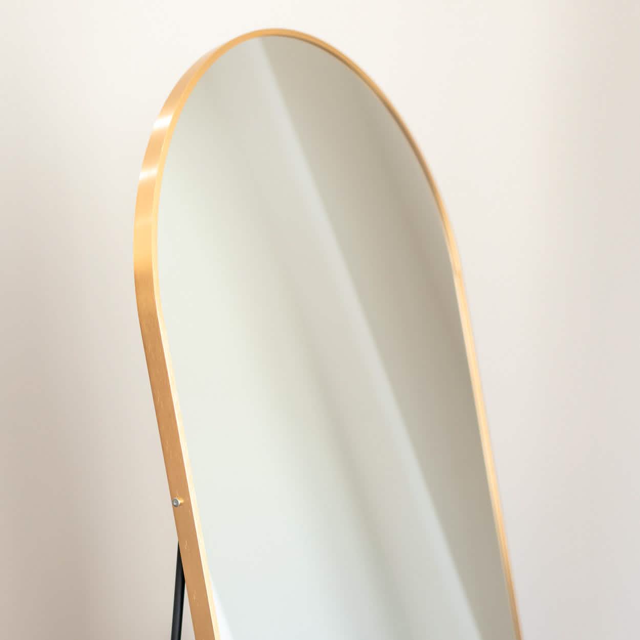 Espejo de Pared en Aluminio - Dorado----Misswood