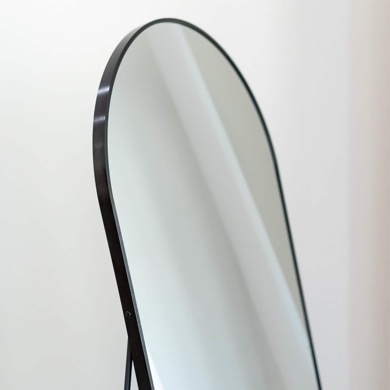 Espejo de Pared en Aluminio - Negro----Misswood