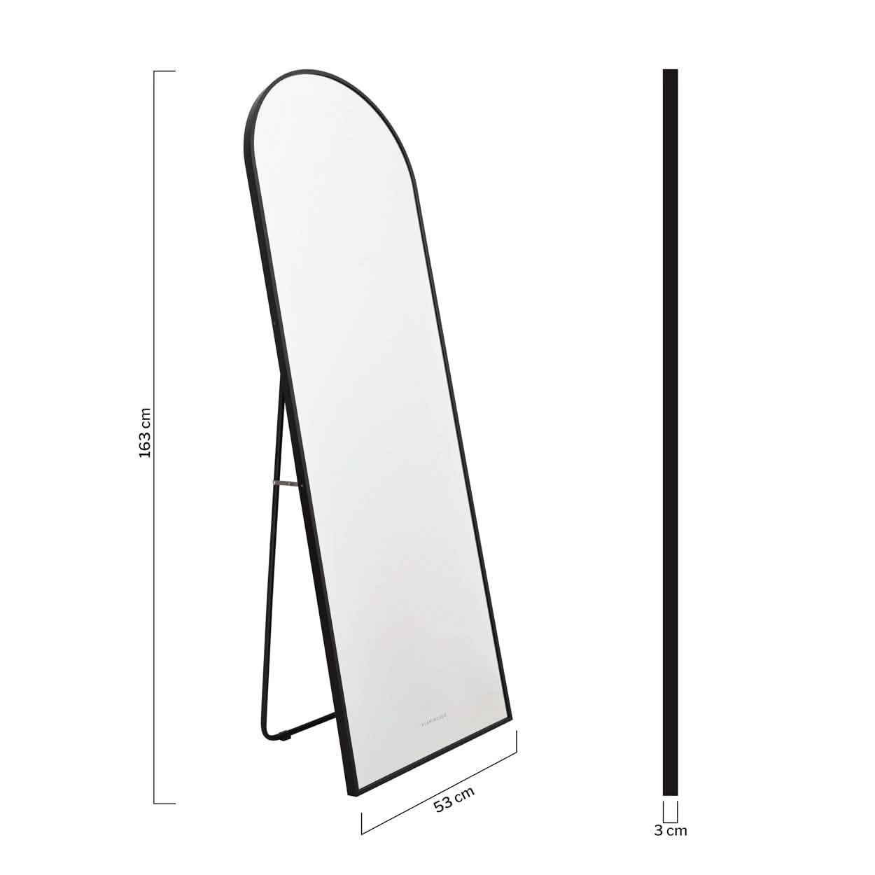 Espejo de Pared - Negro----Misswood