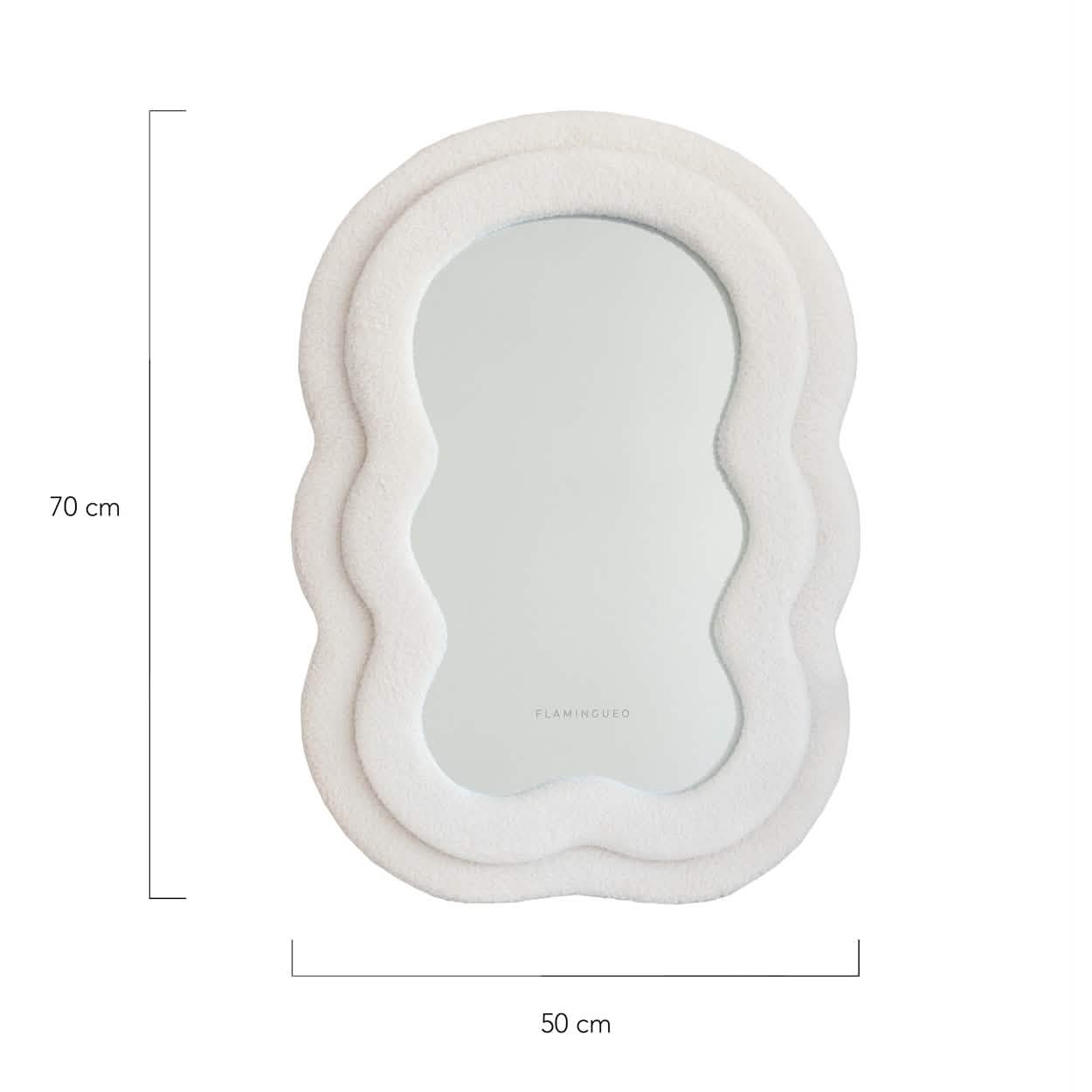 Espejo Tocador Teddy - Blanco----Misswood