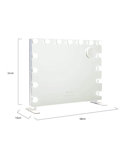 Espejo con Luz - Blanco - Misswood