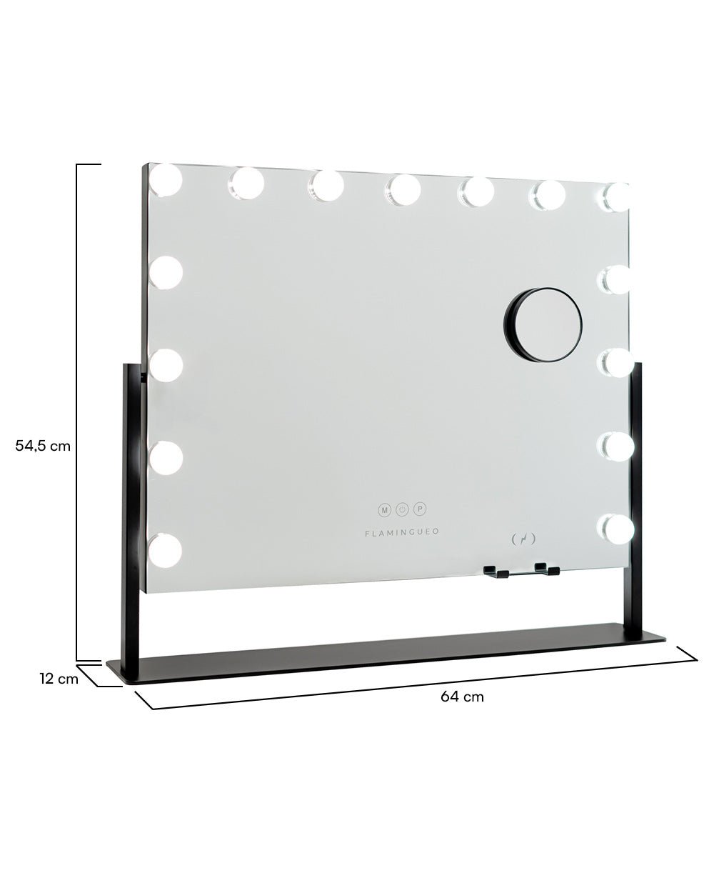 Espejo con Luz - Carga inalámbrica - Misswood