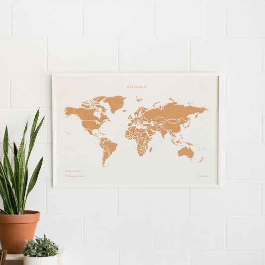 Mapamundi corcho - Woody Map Special Edition - Misswood