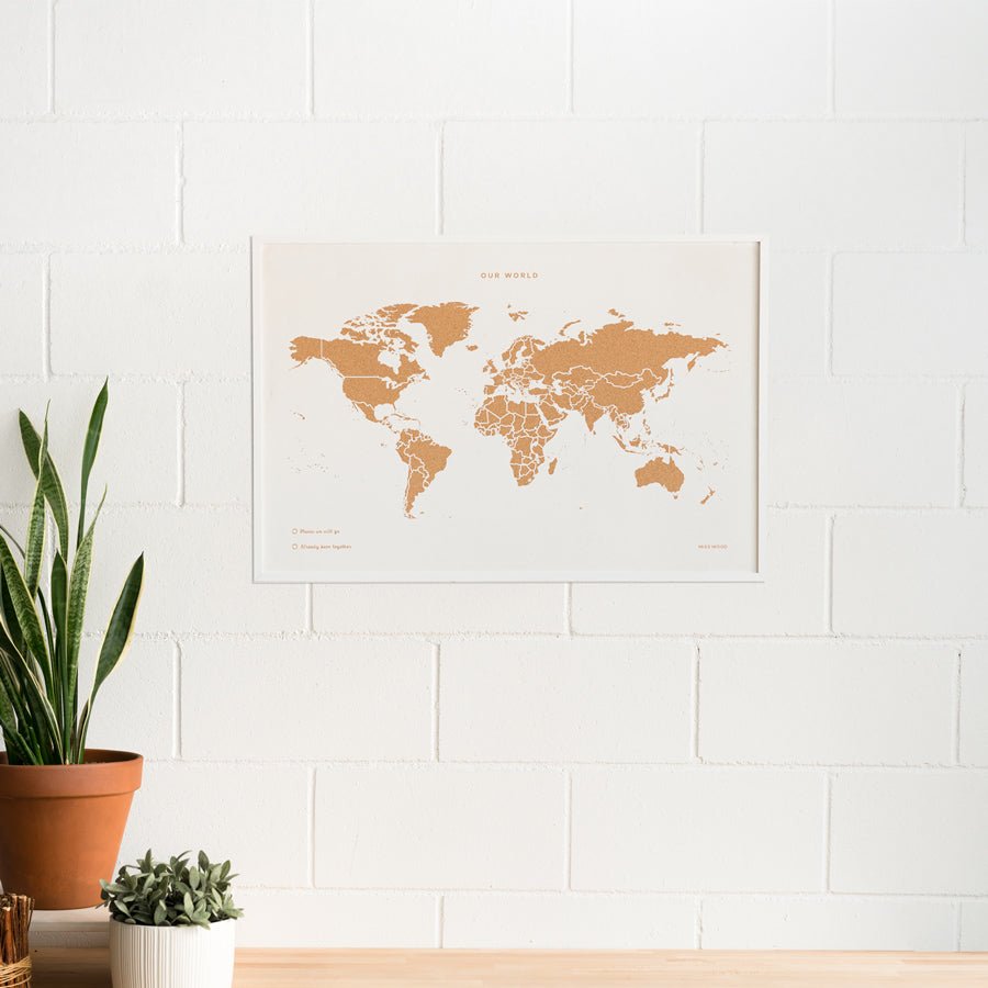 Mapamundi corcho - Woody Map Special Edition - Misswood