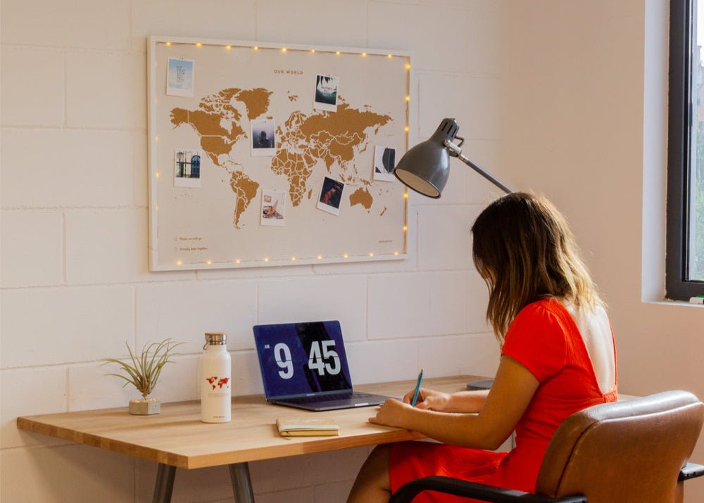 Pack Mapamundi + luces LED - Misswood