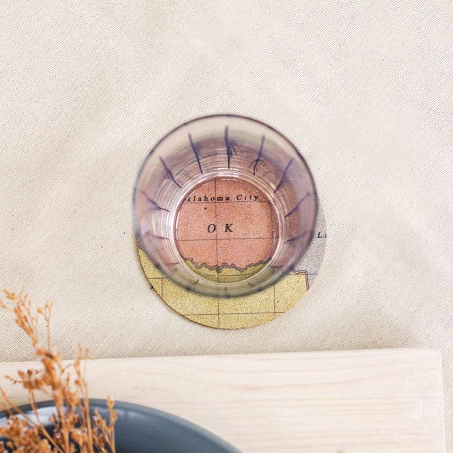 10 Posavasos de corcho Recuperados - Misswood