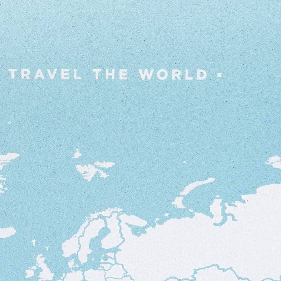 Mapa de corcho - Woody Map Colors Azul - Misswood