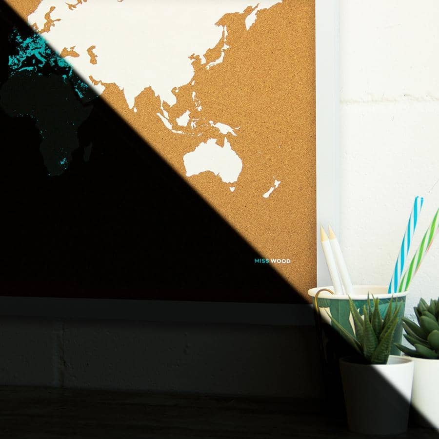 Mapa de corcho - Woody Map Fluor Edition - Misswood