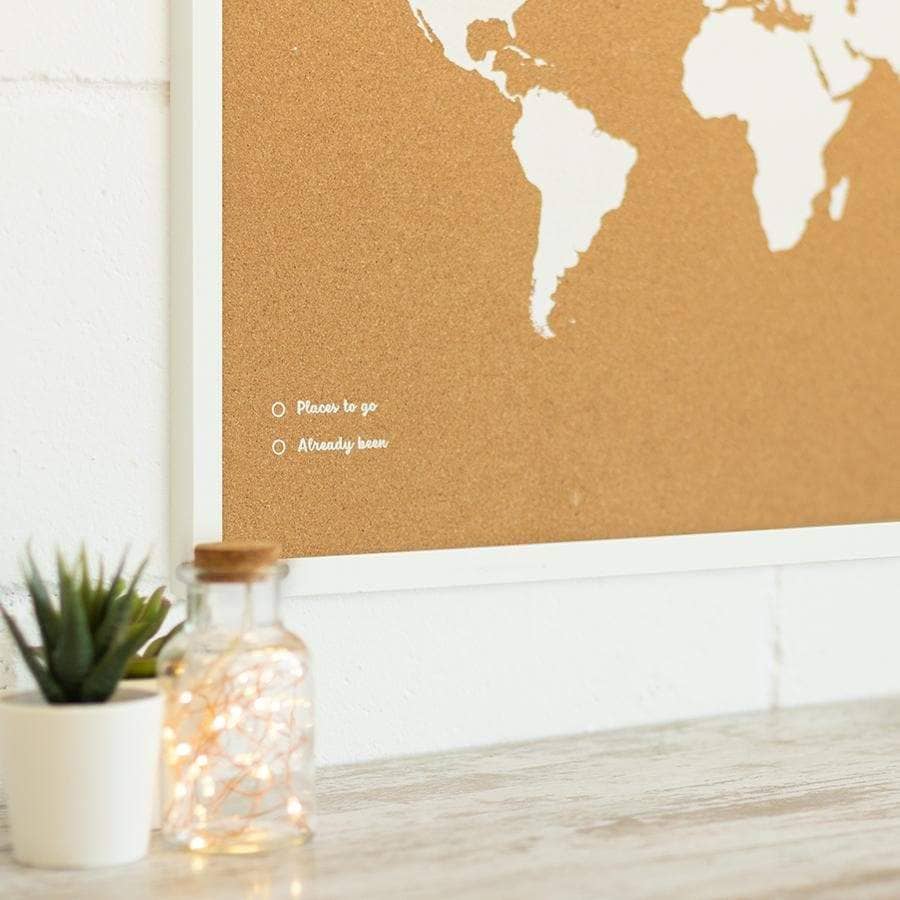 Mapa de corcho - Woody Map Fluor Edition - Misswood