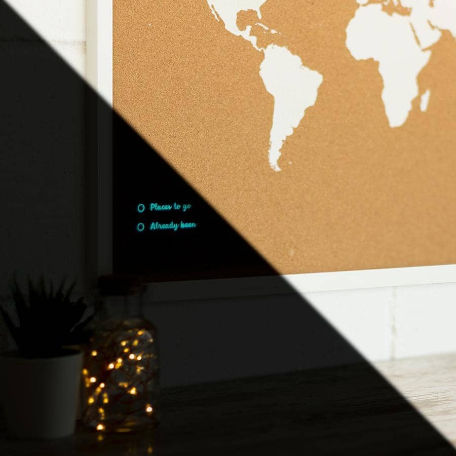 Mapa de corcho - Woody Map Fluor Edition - Misswood