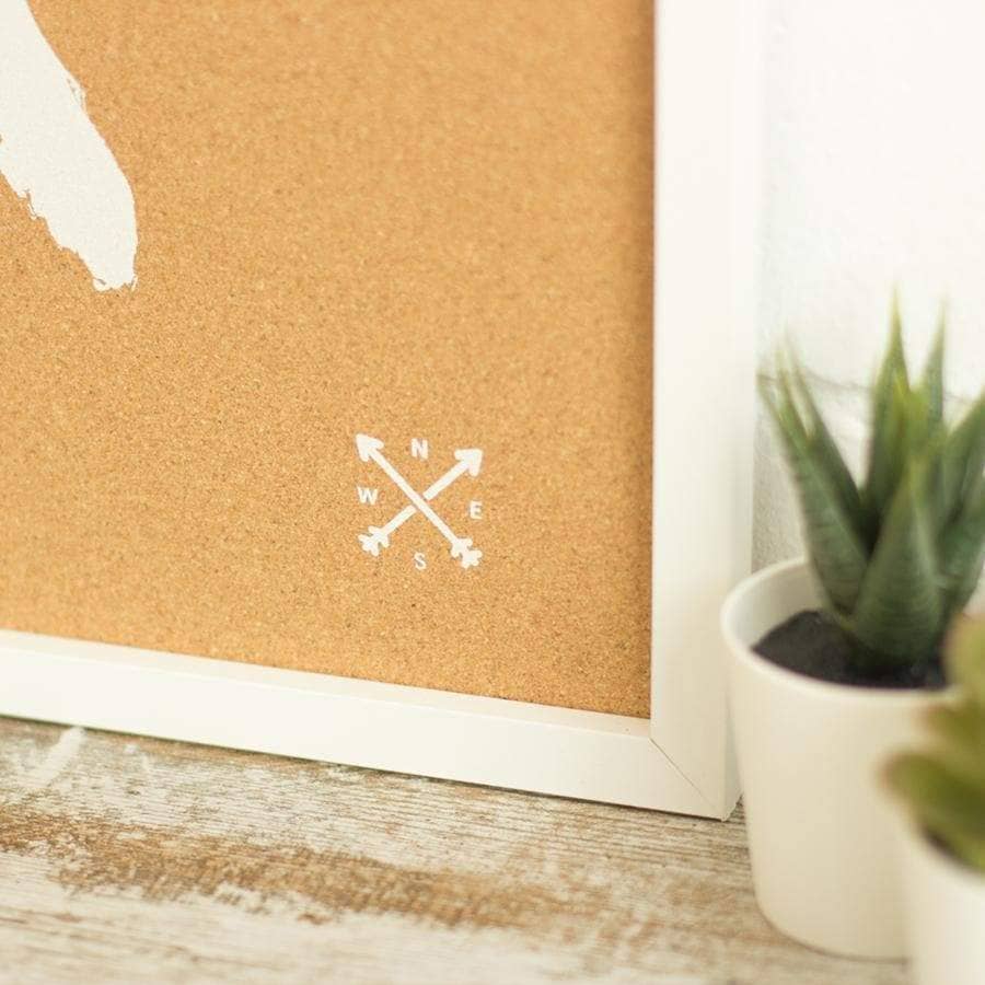 Mapa de corcho - Woody Map Natural EE.UU. - Misswood