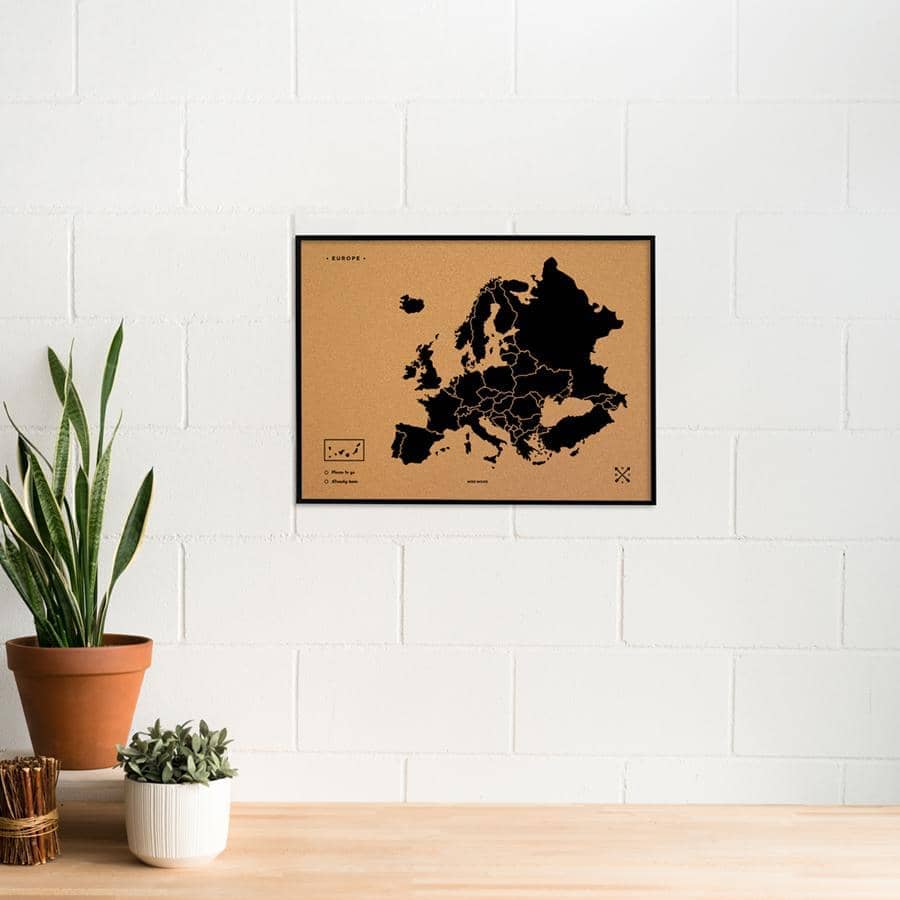 Mapa de corcho - Woody Map Natural Europa - Misswood