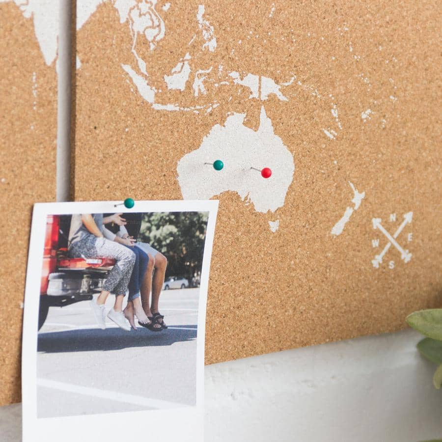 Mapa del mundo de corcho - Woody Map Natural Puzzle - Misswood